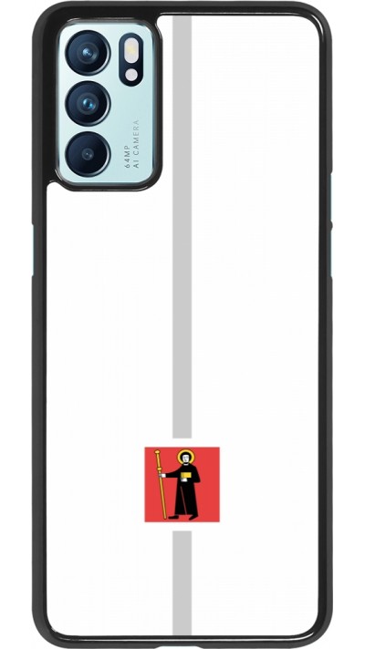 OPPO Reno6 5G Case Hülle - Kanton GL weiss