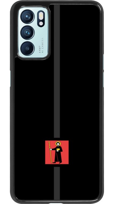 OPPO Reno6 5G Case Hülle - Kanton GL schwarz