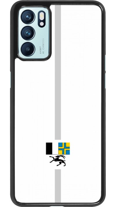 OPPO Reno6 5G Case Hülle - Kanton GR weiss