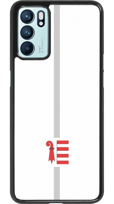 OPPO Reno6 5G Case Hülle - Kanton JU weiss