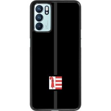 OPPO Reno6 5G Case Hülle - Kanton JU schwarz