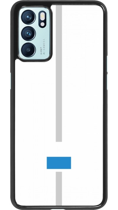 OPPO Reno6 5G Case Hülle - Kanton LU weiss