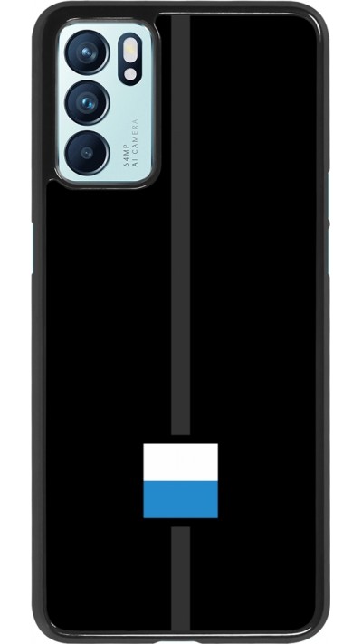 OPPO Reno6 5G Case Hülle - Kanton LU schwarz