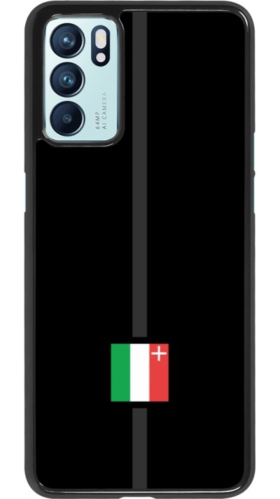 OPPO Reno6 5G Case Hülle - Kanton NE schwarz