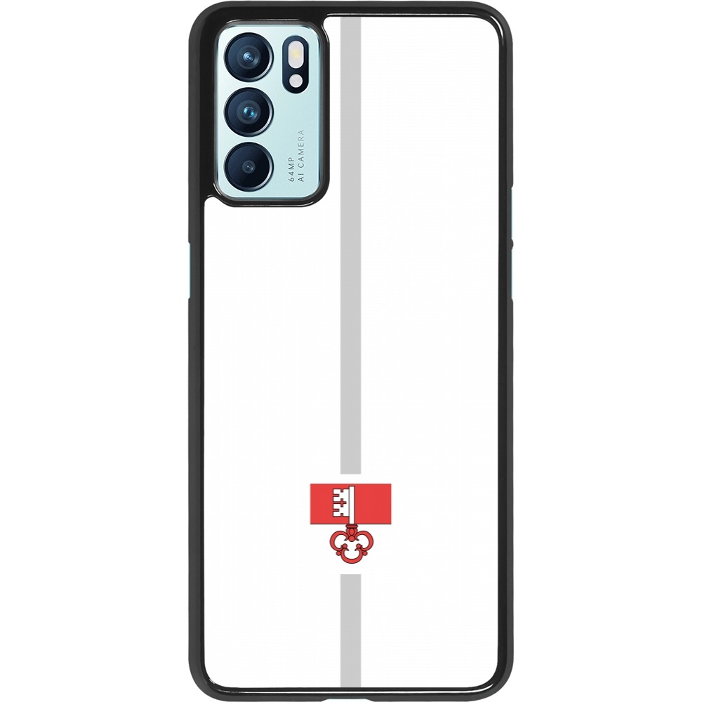 OPPO Reno6 5G Case Hülle - Kanton OW weiss