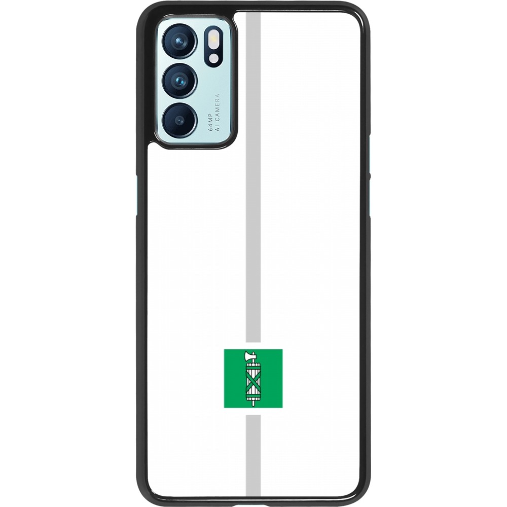 OPPO Reno6 5G Case Hülle - Kanton SG weiss