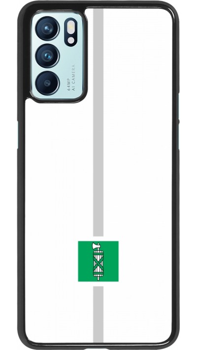 OPPO Reno6 5G Case Hülle - Kanton SG weiss