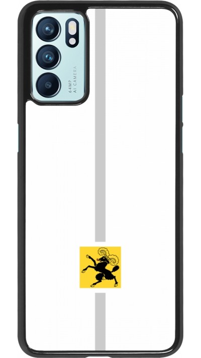 OPPO Reno6 5G Case Hülle - Kanton SH weiss