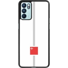 OPPO Reno6 5G Case Hülle - Kanton SZ weiss