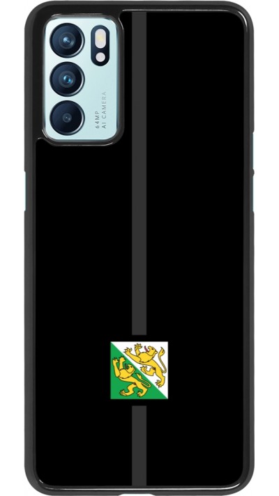 OPPO Reno6 5G Case Hülle - Kanton TG schwarz