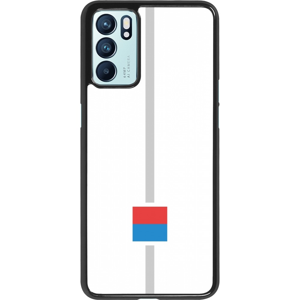 OPPO Reno6 5G Case Hülle - Kanton TI weiss