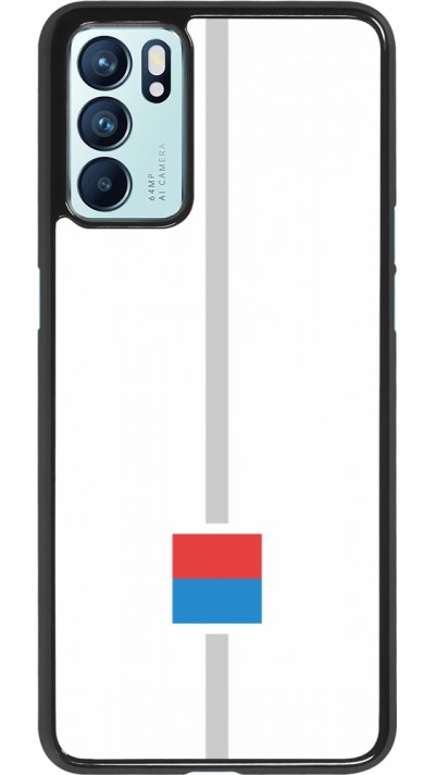 OPPO Reno6 5G Case Hülle - Kanton TI weiss