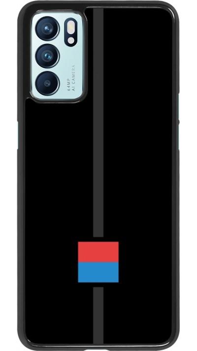 OPPO Reno6 5G Case Hülle - Kanton TI schwarz