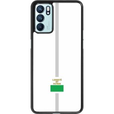 OPPO Reno6 5G Case Hülle - Kanton VD weiss
