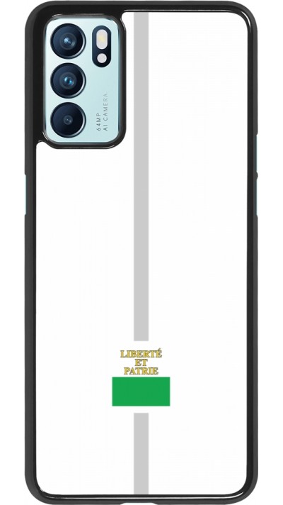 OPPO Reno6 5G Case Hülle - Kanton VD weiss