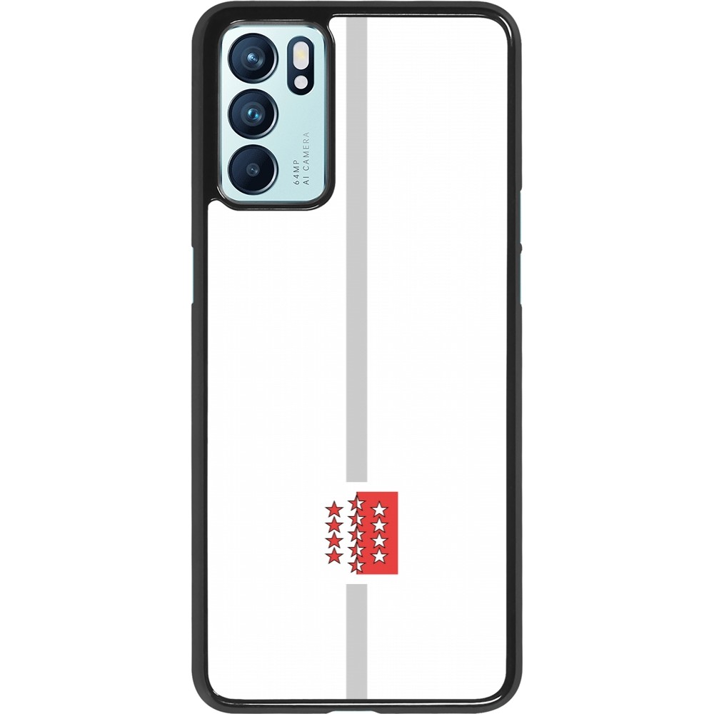 OPPO Reno6 5G Case Hülle - Kanton VS weiss