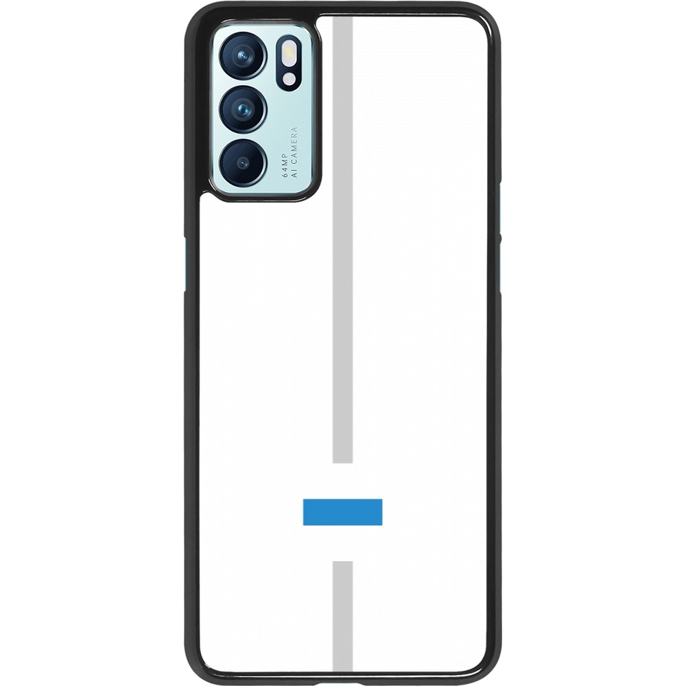 OPPO Reno6 5G Case Hülle - Kanton ZG weiss