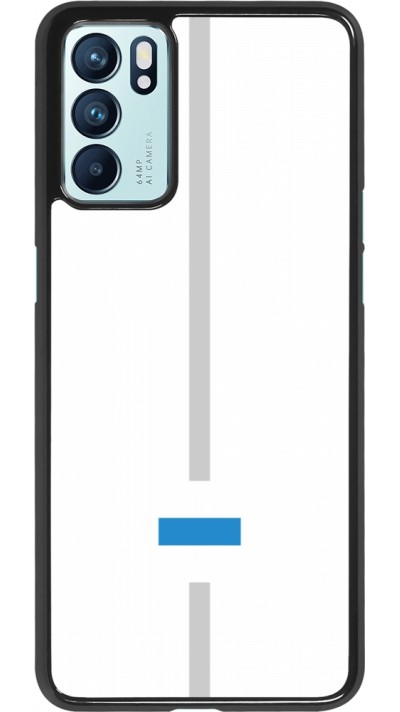 OPPO Reno6 5G Case Hülle - Kanton ZG weiss