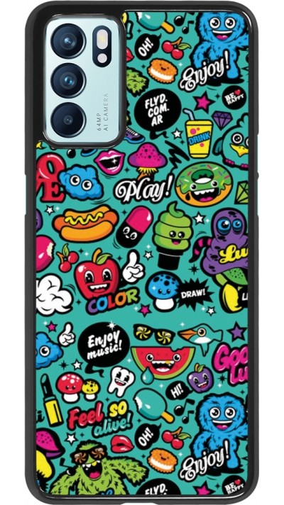 Coque Oppo Reno6 5G - Cartoons old school