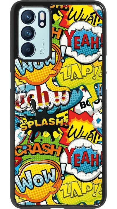 OPPO Reno6 5G Case Hülle - Cartoons slogans