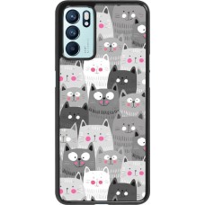 Hülle Oppo Reno6 5G - Katzenschwärme
