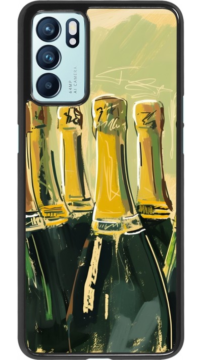 OPPO Reno6 5G Case Hülle - Champagne Malerei