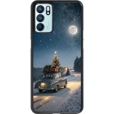 Coque OPPO Reno6 5G - Christmas 25 Car with Tree Xmas