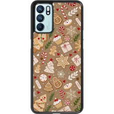 Coque OPPO Reno6 5G - Christmas 25 Pattern Ginger Cookie