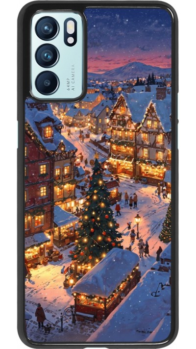 Coque OPPO Reno6 5G - Christmas 25 Xmas Village