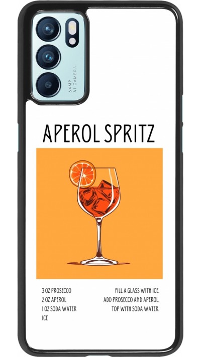 OPPO Reno6 5G Case Hülle - Cocktail Rezept Aperol Spritz