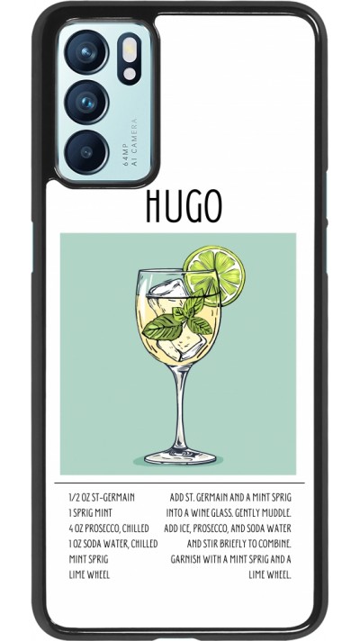 OPPO Reno6 5G Case Hülle - Cocktail Rezept Hugo