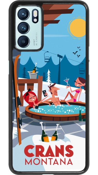 Coque Oppo Reno6 5G - Crans-Montana Mountain Jacuzzi