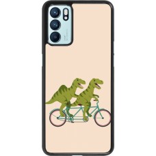 Coque OPPO Reno6 5G - Dinosaurs on bikes 2026