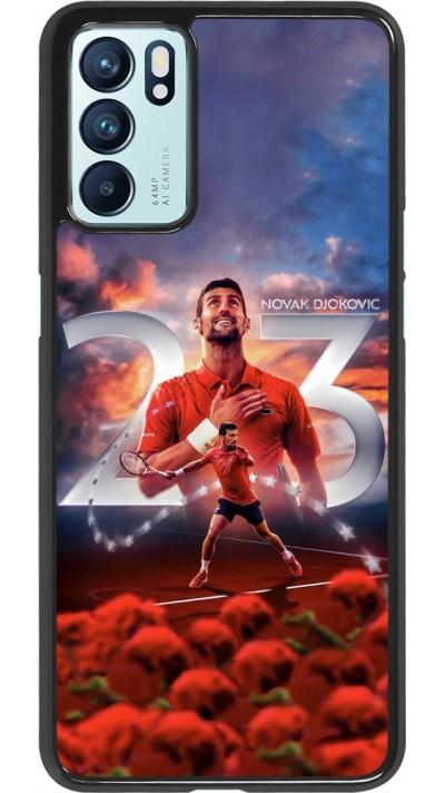 Coque OPPO Reno6 5G - Djokovic 23 Grand Slam