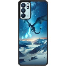 Coque OPPO Reno6 5G - Dragon nocturne montagne
