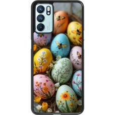 Coque OPPO Reno6 5G - Easter 2026 Eggs with bees