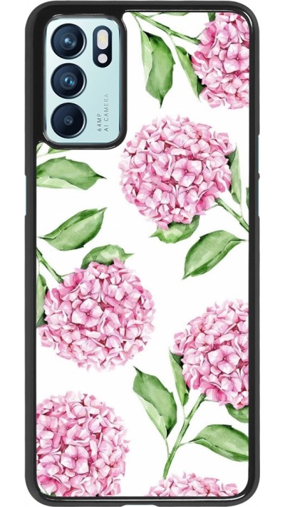 Coque OPPO Reno6 5G - Easter 2024 pink flowers