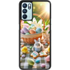 Coque OPPO Reno6 5G - Easter 2025 Panier Pâques