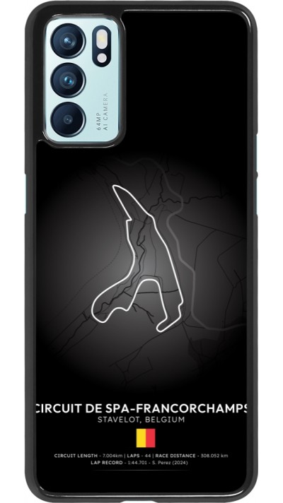 Coque OPPO Reno6 5G - F1 Track 2025 Belgium