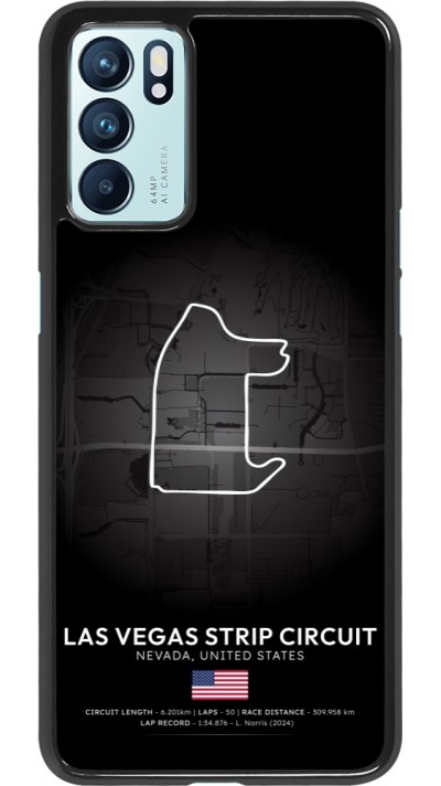 Coque OPPO Reno6 5G - F1 Track 2025 Las Vegas