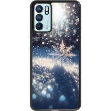 OPPO Reno6 5G Case Hülle - Schneeflocke Solar Glanz