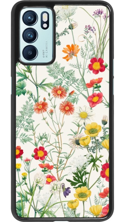Coque OPPO Reno6 5G - Flora Botanical Wildlife