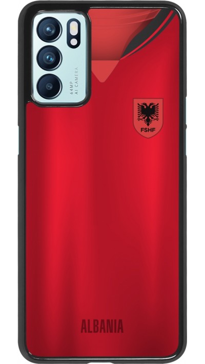 OPPO Reno6 5G Case Hülle - Albanien personalisierbares Fussballtrikot