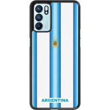 Coque OPPO Reno6 5G - Maillot de football Argentine 2026 personnalisable