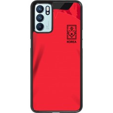 Oppo Reno6 5G Case Hülle - Südkorea 2022 personalisierbares Fussballtrikot