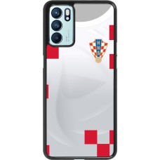 Oppo Reno6 5G Case Hülle - Kroatien 2022 personalisierbares Fussballtrikot