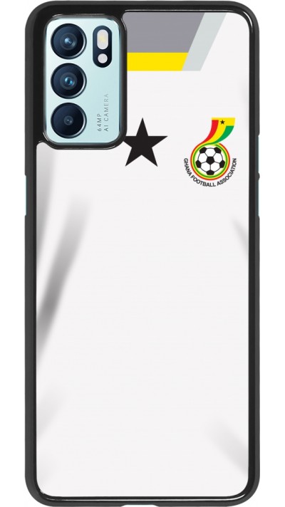 Coque Oppo Reno6 5G - Maillot de football Ghana 2022 personnalisable