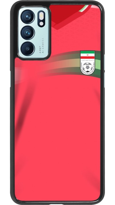 Oppo Reno6 5G Case Hülle - Iran 2022 personalisierbares Fussballtrikot