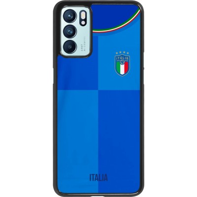 Coque Oppo Reno6 5G - Maillot de football Italie 2022 personnalisable