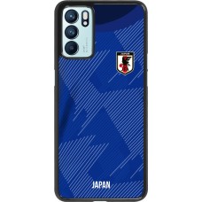 Oppo Reno6 5G Case Hülle - Japan 2022 personalisierbares Fussballtrikot